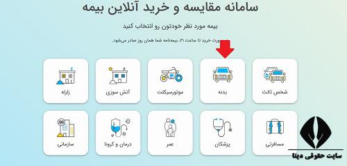 خرید آنلاین بیمه ماشین