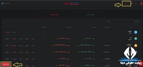 صرافی آبان تتر