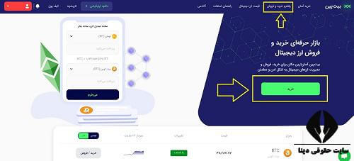 احراز هویت در صرافی بیت پین