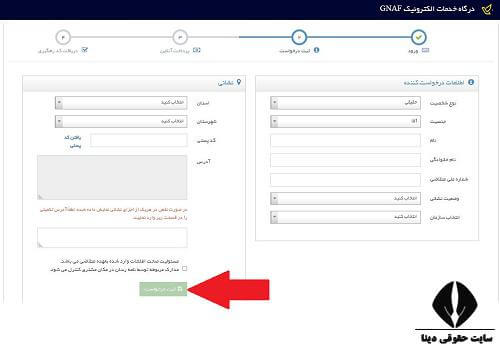 احراز نشانی آدرس پست 