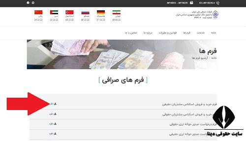 ورود به سایت صرافی ملی ایران 