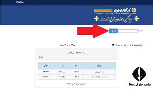 ورود به سایت صرافی ملی ایران 