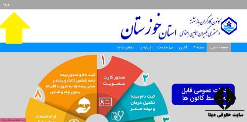  ورود به سایت کانون بازنشستگان تامین اجتماعی اهواز khouzestankkb.ir