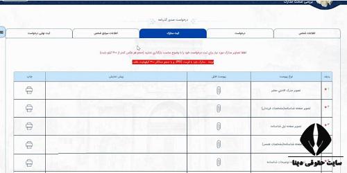 تمدید آنلاین پاسپورت ایران