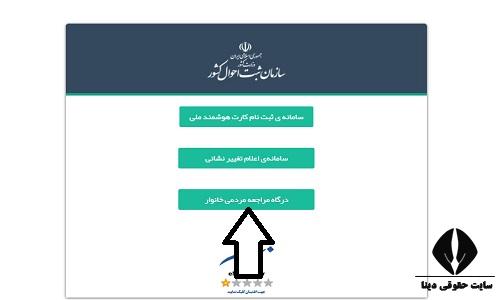 سامانه هدا ثبت احوال